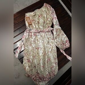 Hemant and Nandita off shoulder midi dress Size small